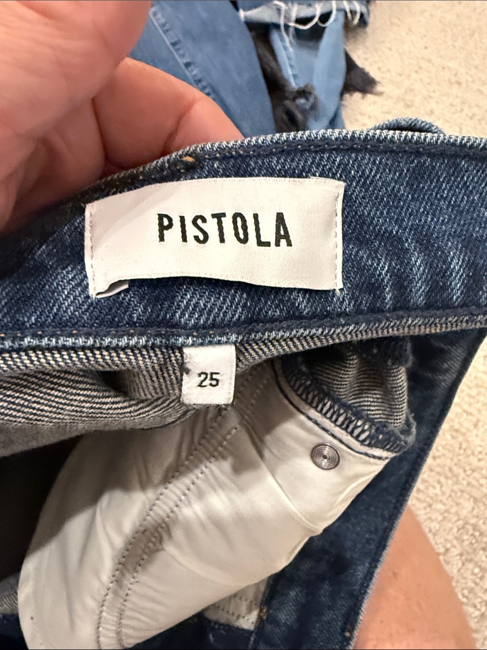 Pistola Barrel Leg Eli Venice jeans size 25 - Picture 6 of 7